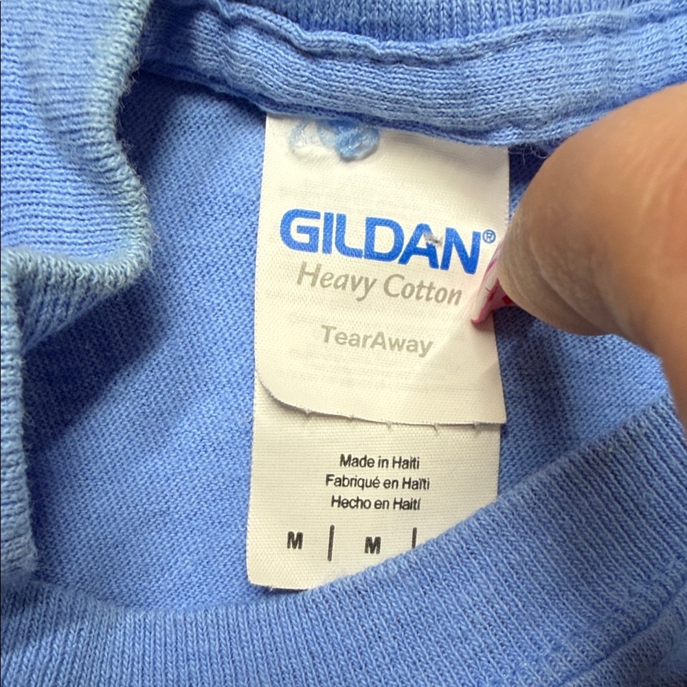Gildan Light Blue Los Angeles Graphic Tee - Picture 2 of 3